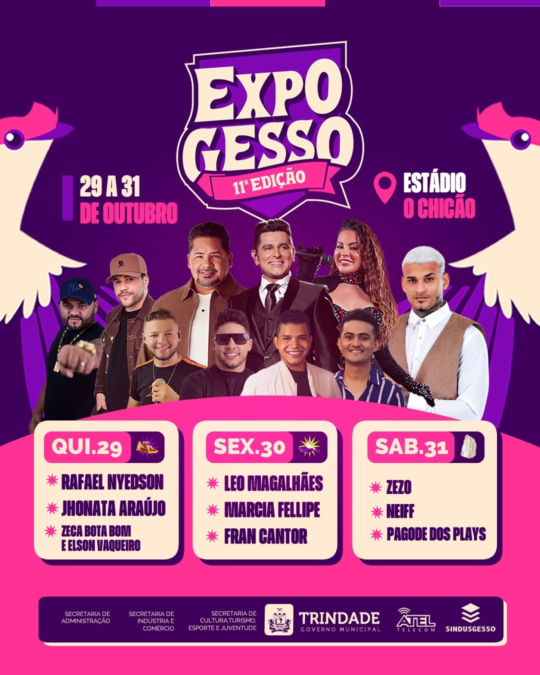 11ª ExpoGesso é lançada em Trindade-PE: feira promete grandes atrações e novos investimentos para o setor gesseiro do Araripe
