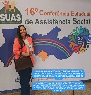 Camilla Sampaio e Comitiva de Araripina Marca Presença na Abertura da 16ª Conferência Estadual de Assistência Social