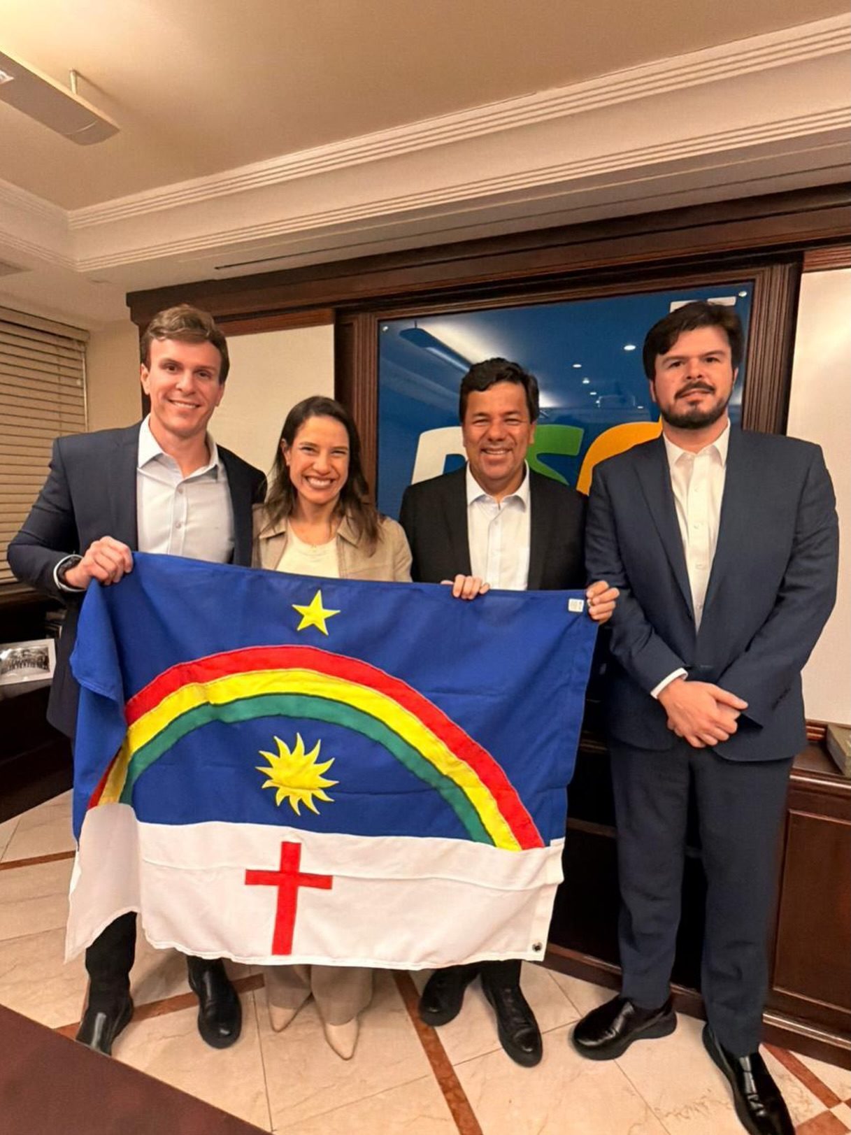 Encontro de Raquel Lyra com União Brasil em Brasília