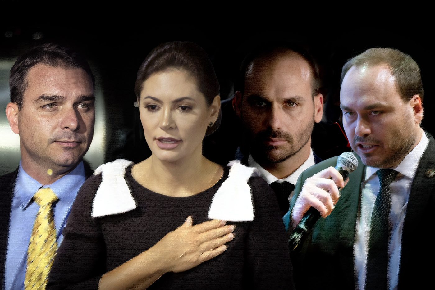 Filhos de Bolsonaro criticam Michelle publicamente e expõem racha inédito no núcleo familiar