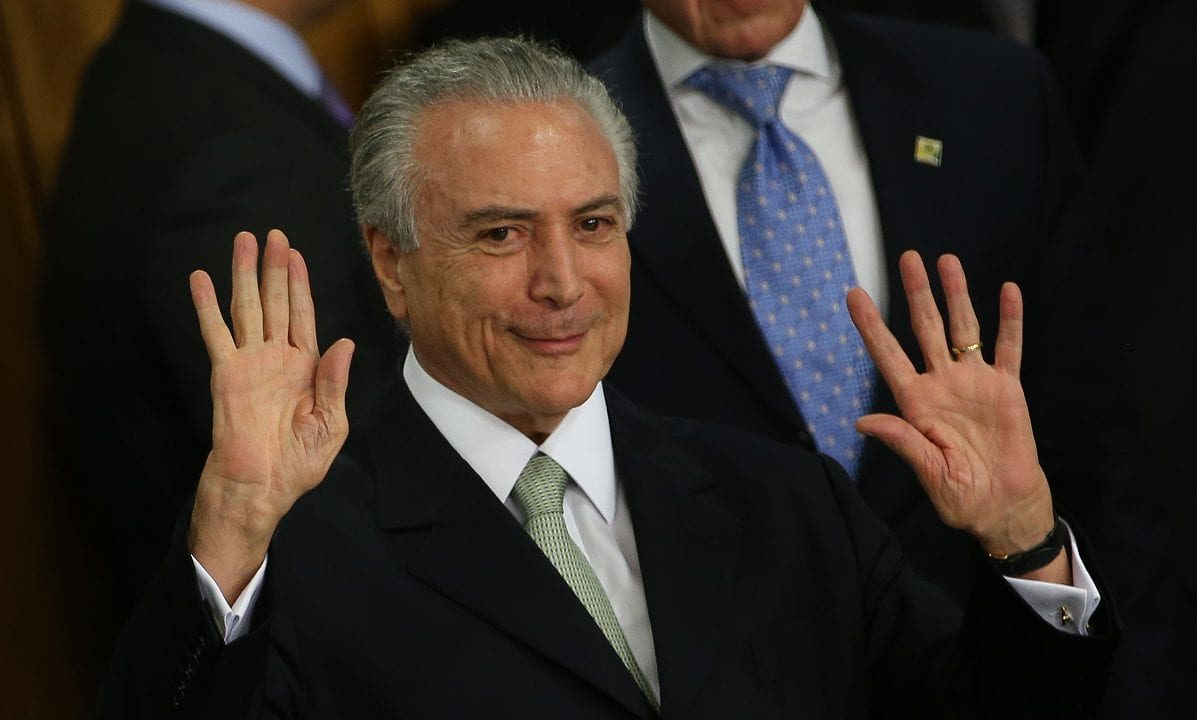 MICHEL TEMER DEFENDE COOPERAÇÃO COM OS EUA APÓS FACÇÕES SEREM DECLARADAS TERRORISTAS