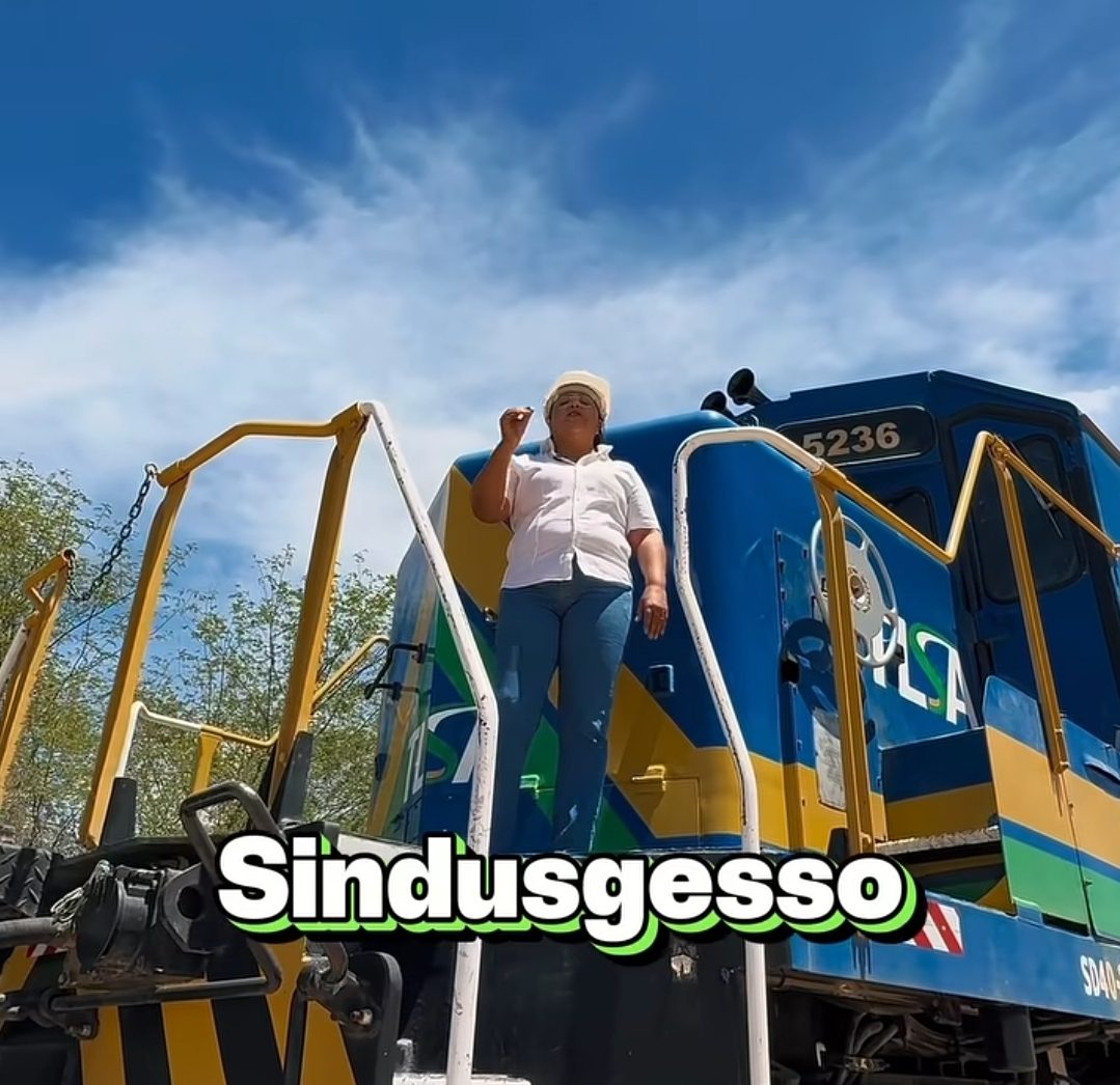 Prefeita de Trindade acompanha avanço da Transnordestina e reforça expectativa de crescimento do polo gesseiro do Araripe