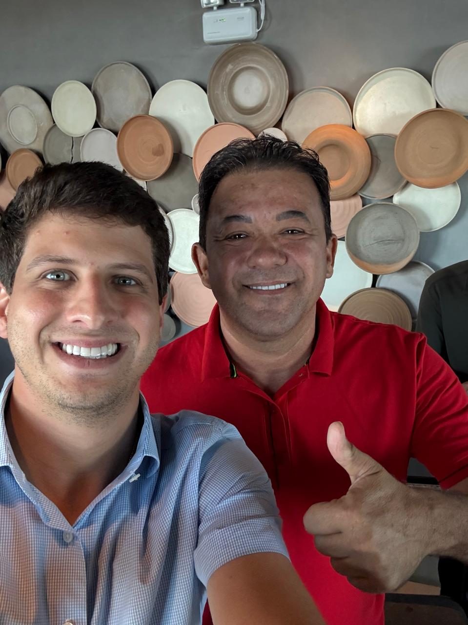 Prefeito Evilásio Mateus cumpre agenda com João Campos no Recife e reforça articulações em benefício de Araripina