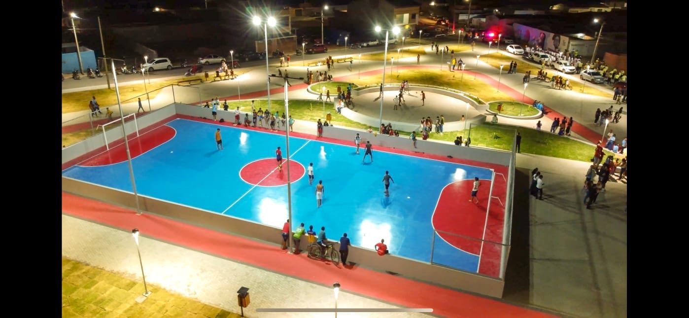 Prefeitura de Araripina entrega nova praça e quadra para o Residencial Nossa Senhora da Conceição