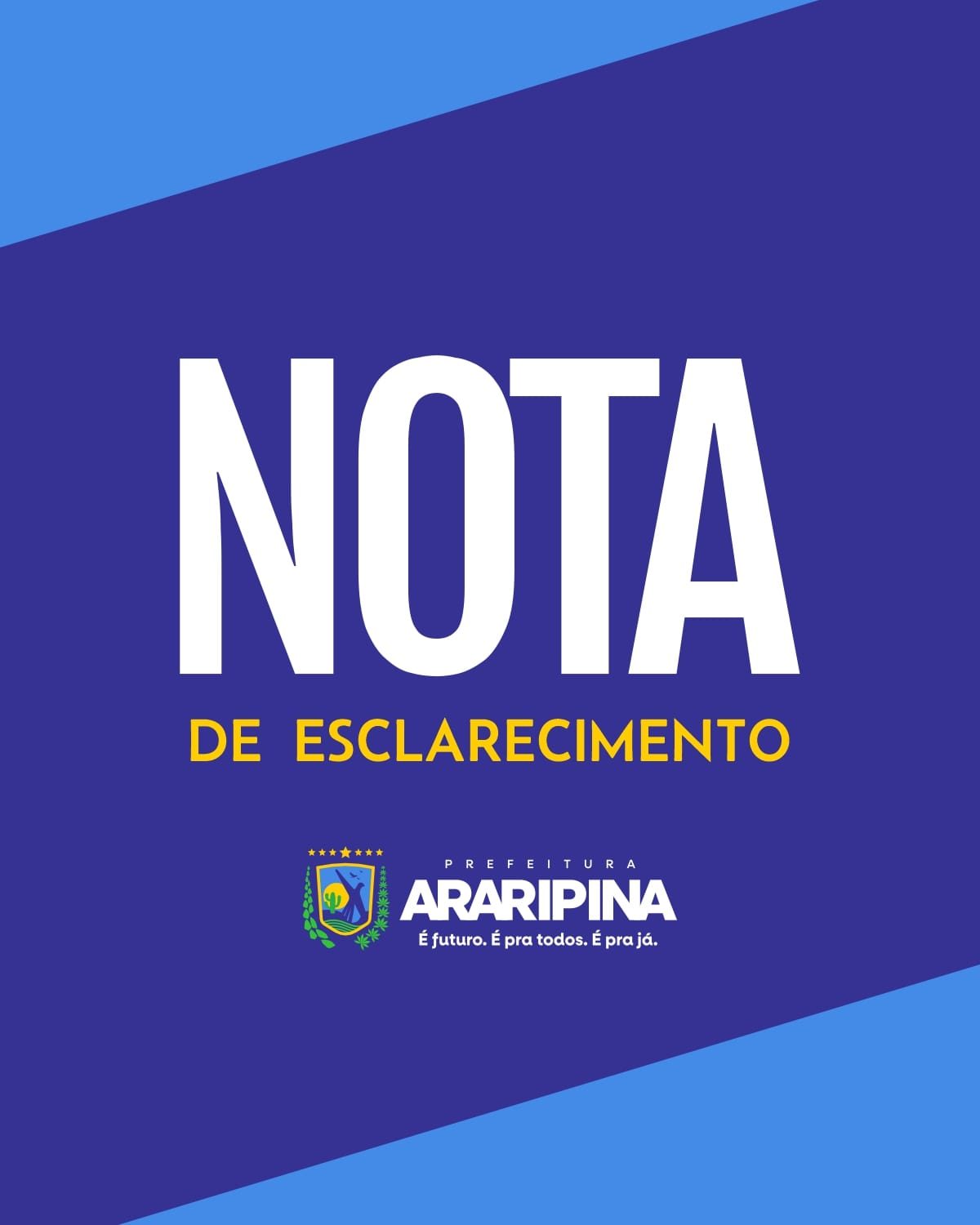 Prefeitura de Araripina esclarece situação da Secretaria de Proteção e Causa Animal e anuncia medidas administrativas