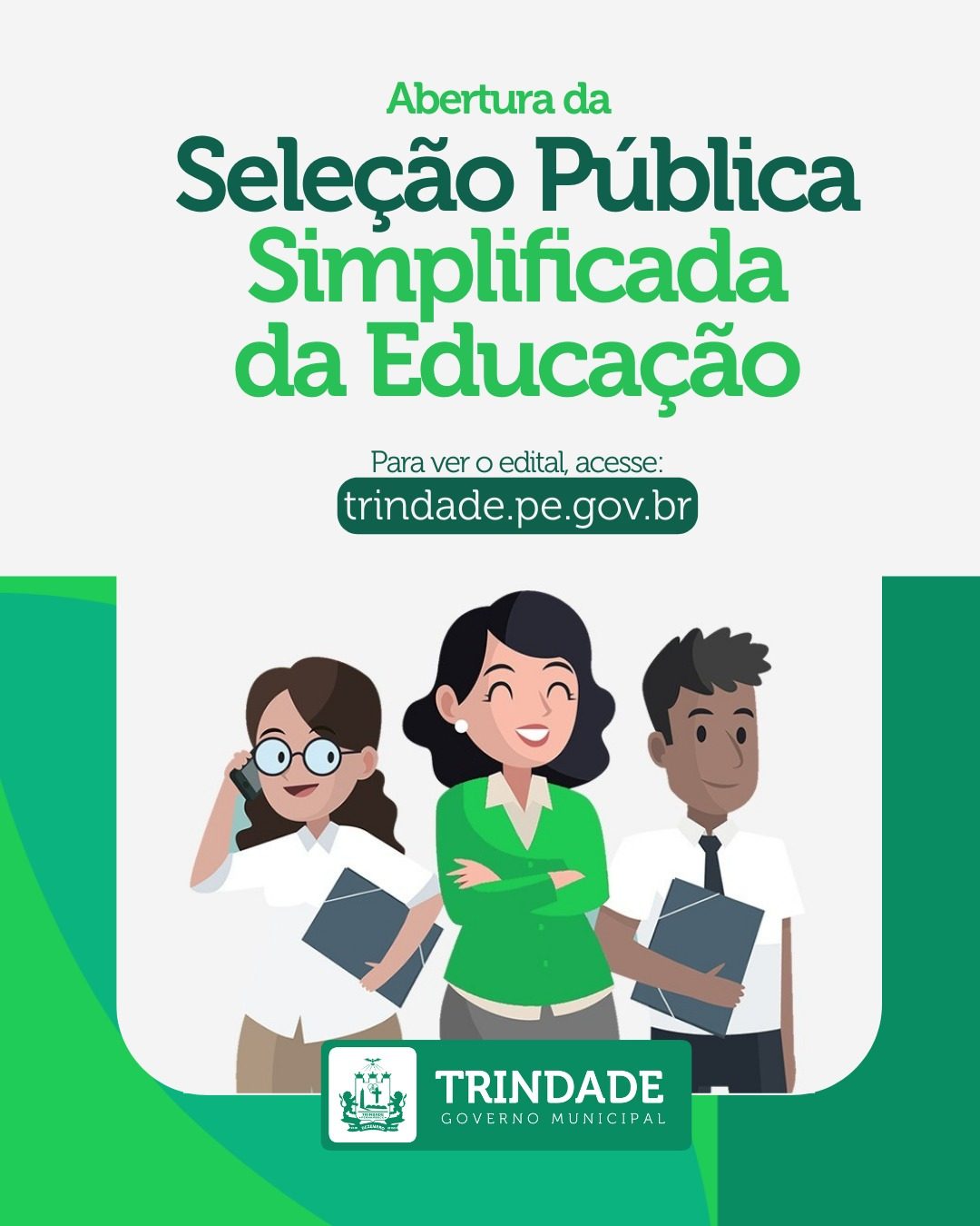Prefeitura de Trindade abre 234 vagas em Seleção Pública da Educação com salários de até R$ 4.867,77