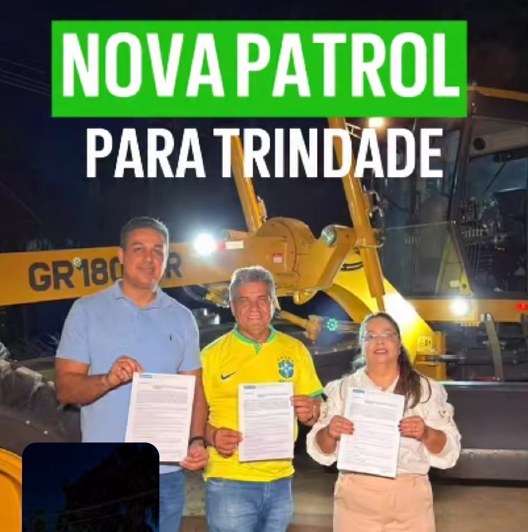 Trindade-PE recebe Patrol nova para recuperação de estradas rurais através de emenda do deputado Fernando Filho
