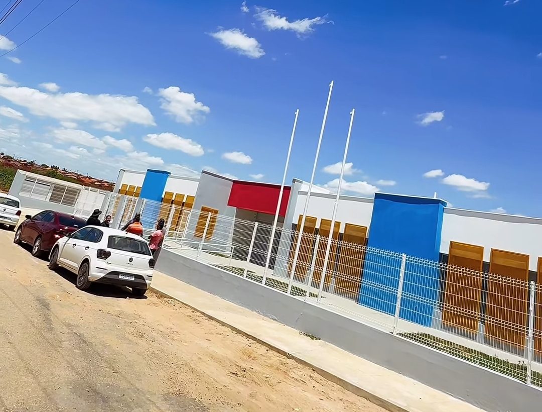 Tudo quase pronto para a grande inauguração da Creche do bairro Divino Espírito Santo, em Trindade (PE)