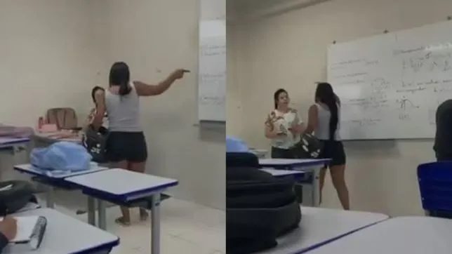 VÍDEO: Professora é ameaçada por mãe de aluno após confiscar celular em sala de aula